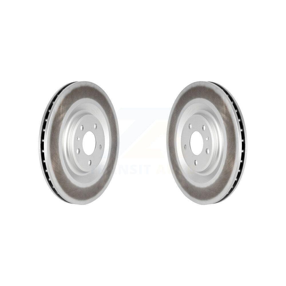 Coat Brake Rotors Rear Pair For Audi Q7 Q8 e-tron Quattro SQ8 Sportback SQ7 A8 S