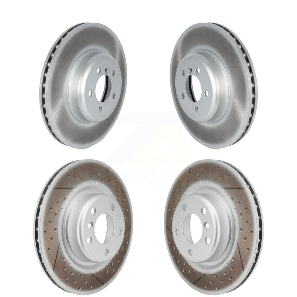 Coated Disc Brake Rotors Front Rear Kit For 2018-2020 BMW M240i xDrive