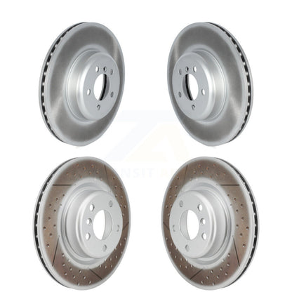 Coated Disc Brake Rotors Front Rear Kit For 2018-2020 BMW M240i xDrive