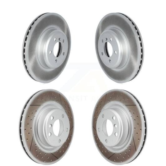 Coated Disc Brake Rotors Front Rear Kit For 2018-2020 BMW M240i xDrive