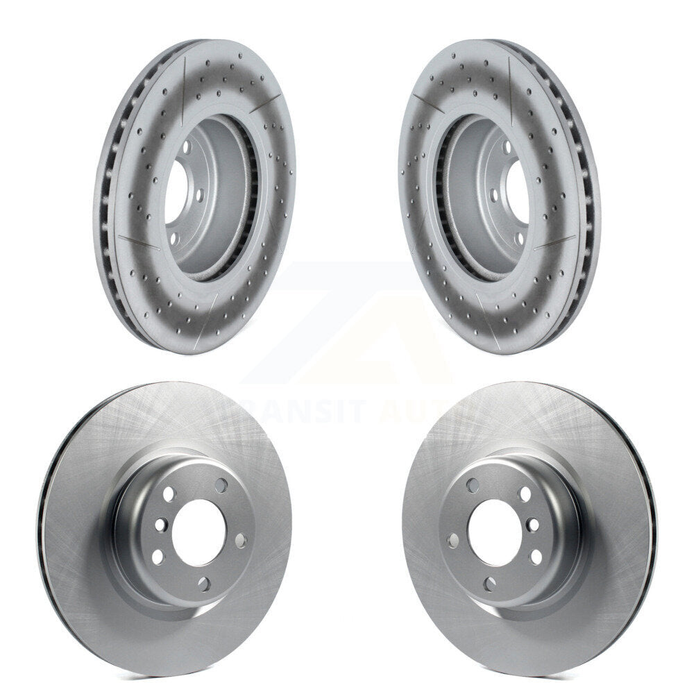 Coated Disc Brake Rotors Front Rear Kit For 2018-2020 BMW M240i xDrive