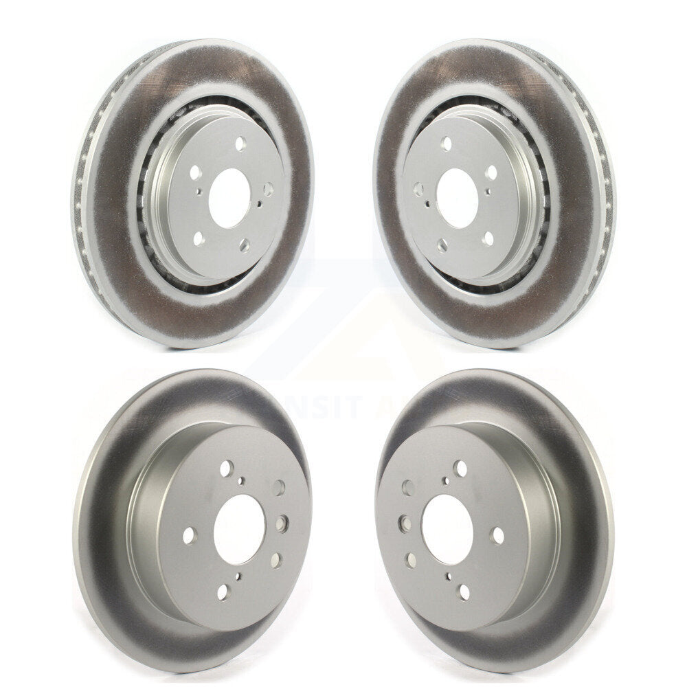 Coat Brake Rotors Front Rear Kit For 2022 Toyota Camry With Manual Parking
