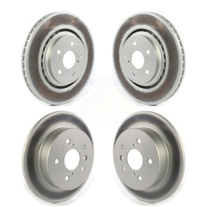 Coat Brake Rotors Front Rear Kit For 2022 Toyota Camry With Manual Parking