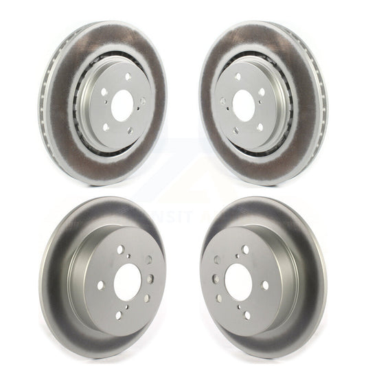 Coat Brake Rotors Front Rear Kit For 2022 Toyota Camry With Manual Parking