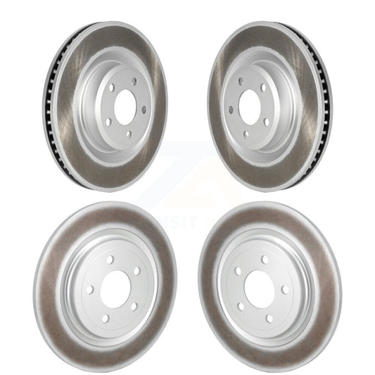 Coated Disc Brake Rotors Front Rear Kit For Ford Explorer