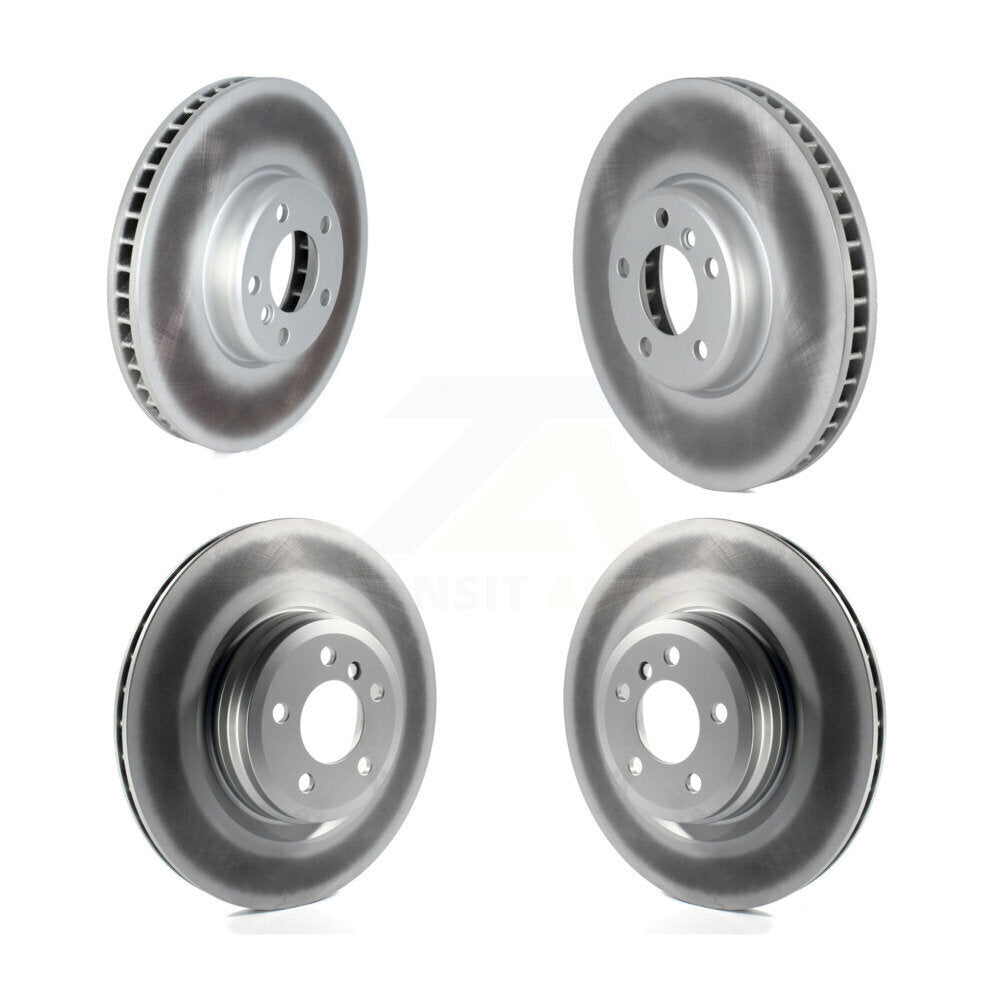 Coated Disc Brake Rotors Hub Assembly Front Rear Kit For 2013 BMW ActiveHybrid 7