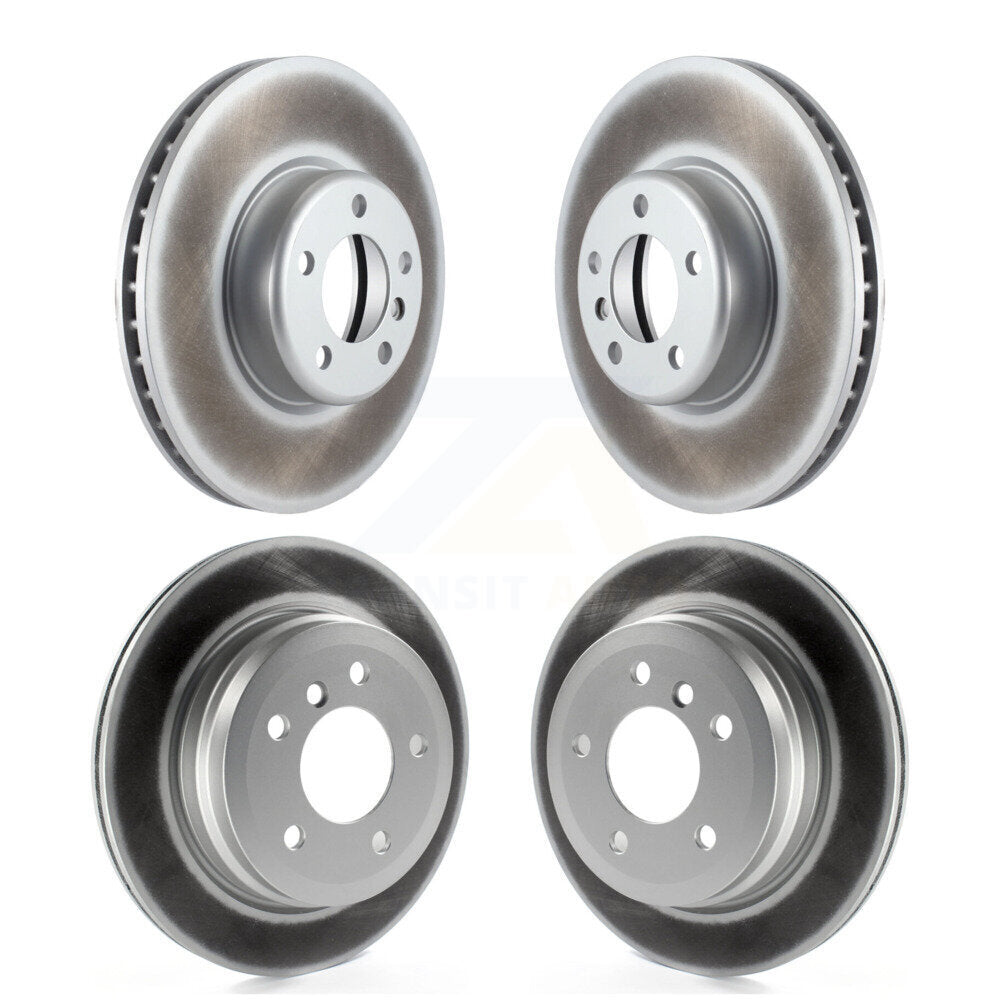 Coat Brake Rotors Front Rear Kit For 13 BMW 328i With 340mm Diameter Rotor