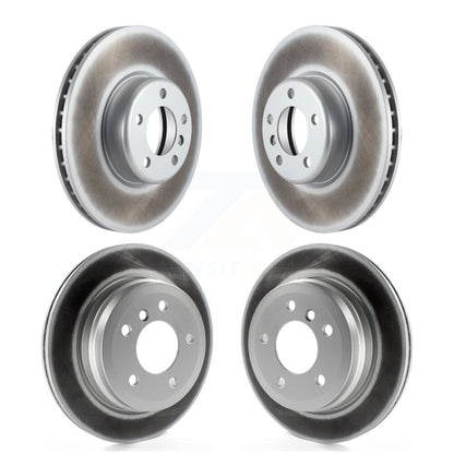 Coat Brake Rotors Front Rear Kit For 13 BMW 328i With 340mm Diameter Rotor