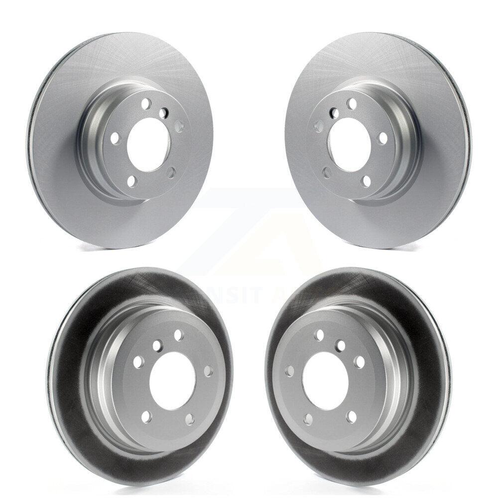 Coated Brake Rotors Front Rear Kit For BMW 328i With 330mm Diameter Rotor
