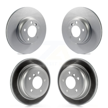 Coated Brake Rotors Front Rear Kit For BMW 328i With 330mm Diameter Rotor