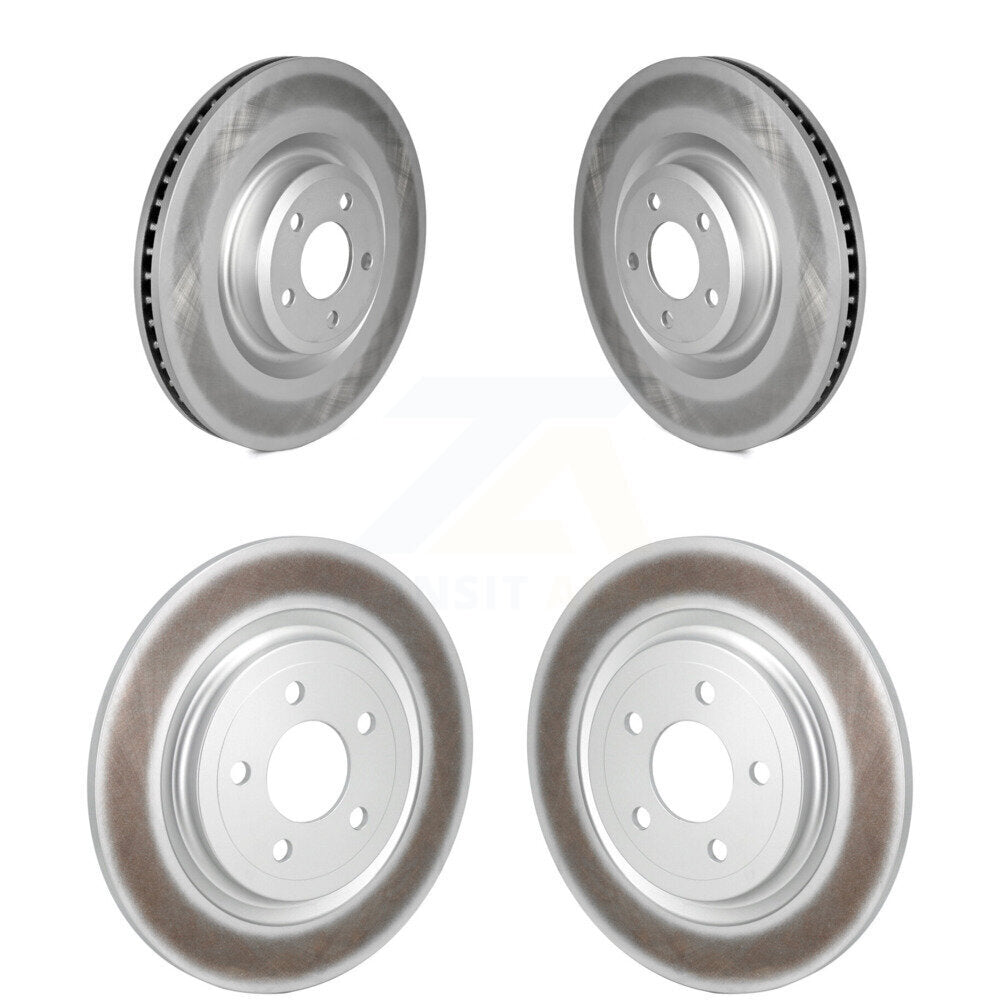 Coated Disc Brake Rotors Front Rear Kit For Ford Explorer 2.3L