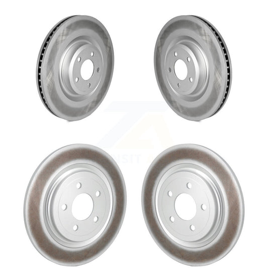 Coated Disc Brake Rotors Front Rear Kit For Ford Explorer 2.3L
