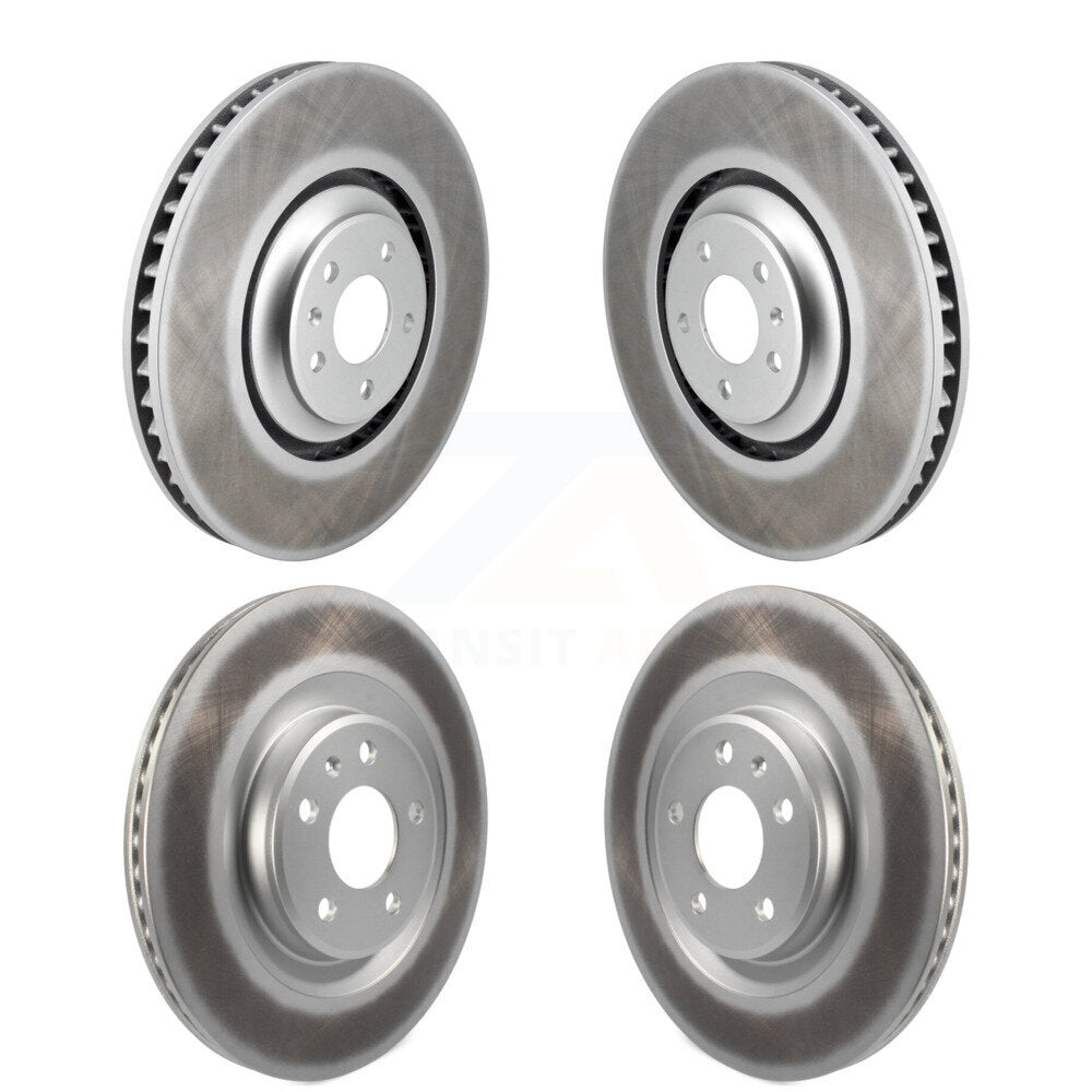 Coated Disc Brake Rotors Front Rear Kit For Audi SQ5 A8 Quattro