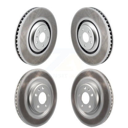 Coated Disc Brake Rotors Front Rear Kit For Audi SQ5 A8 Quattro