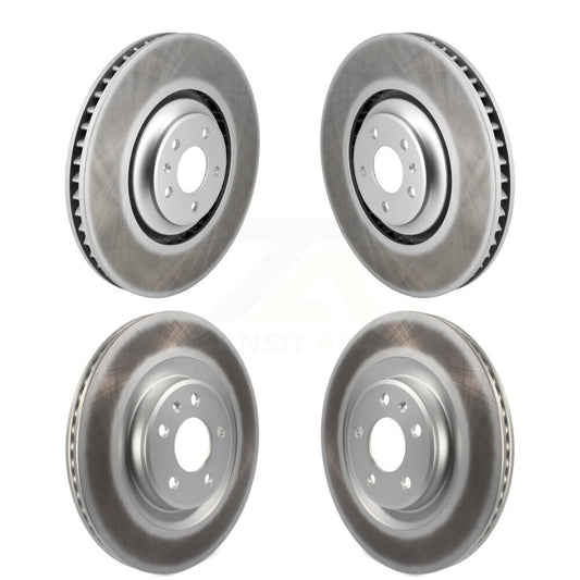 Coated Disc Brake Rotors Front Rear Kit For Audi SQ5 A8 Quattro