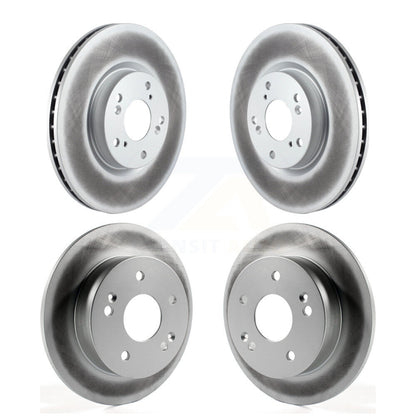 Coated Disc Brake Rotors Front Rear Kit For 2002-2006 Acura RSX Type-S