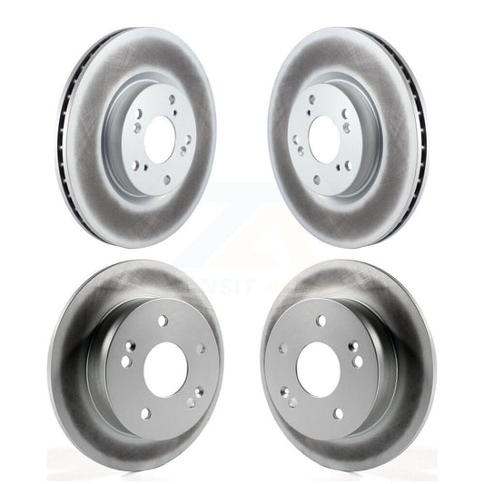 Coated Disc Brake Rotors Front Rear Kit For 2002-2006 Acura RSX Type-S