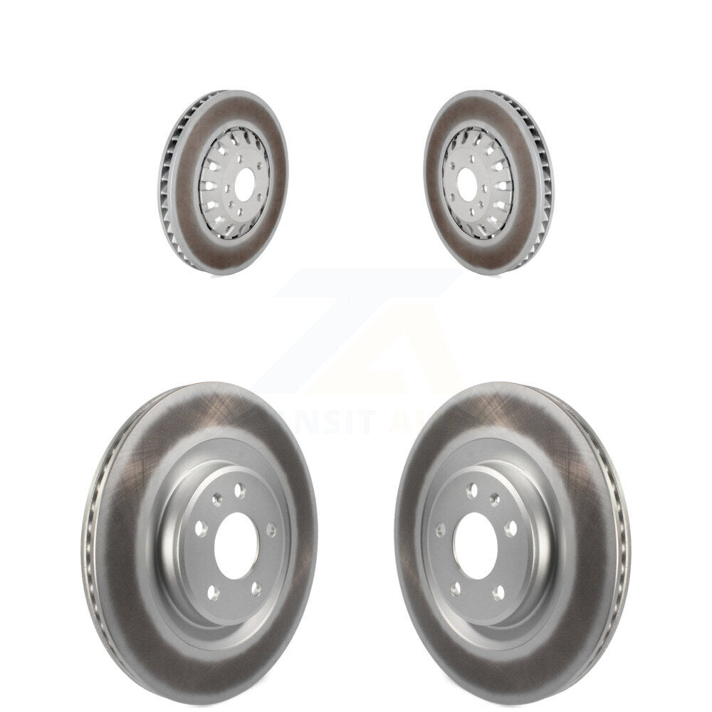 Coat Disc Brake Rotors Front Rear Kit For 2019-2021 Audi A6 Quattro A7 Sportback