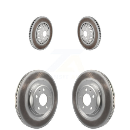 Coat Disc Brake Rotors Front Rear Kit For 2019-2021 Audi A6 Quattro A7 Sportback