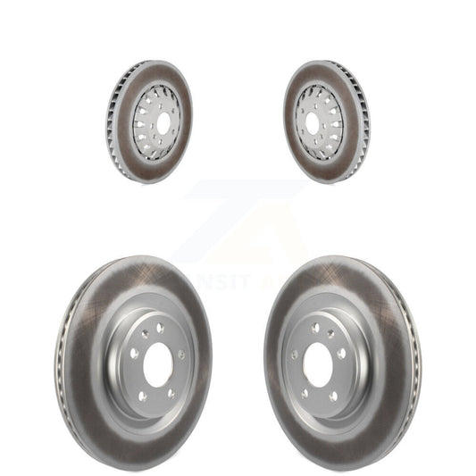 Coat Disc Brake Rotors Front Rear Kit For 2019-2021 Audi A6 Quattro A7 Sportback