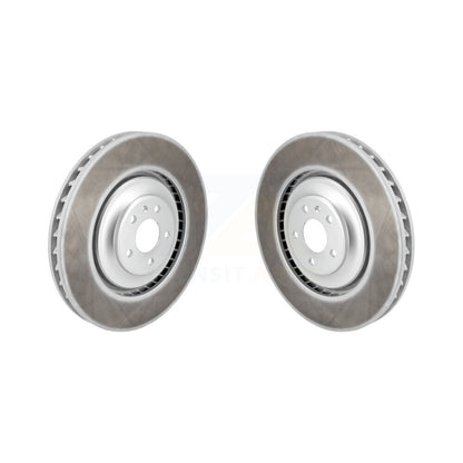 Coated Disc Brake Rotors Front Pair For Audi A7 Quattro A8 S6 S7 S8