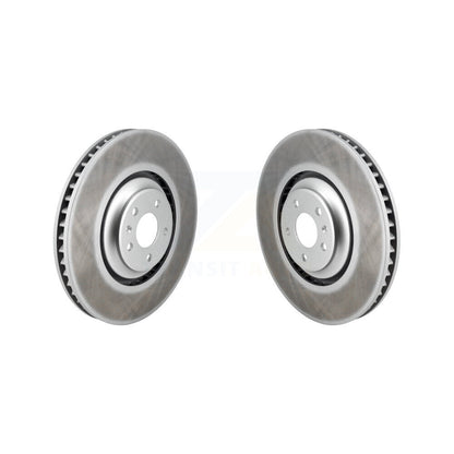 Coated Disc Brake Rotors Front Pair For Audi SQ5 A8 Quattro