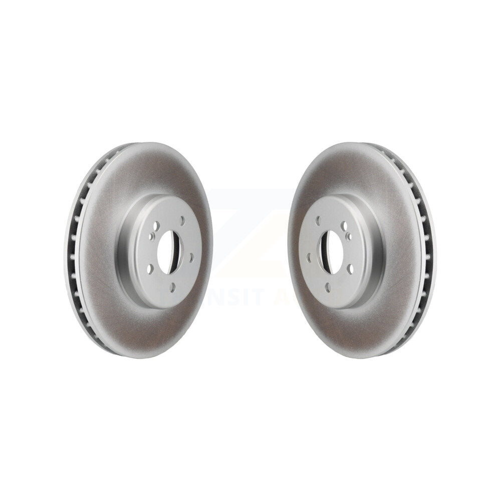 Coated Disc Brake Rotors Front Pair For Mercedes-Benz GLC300 C300 C400 C350e