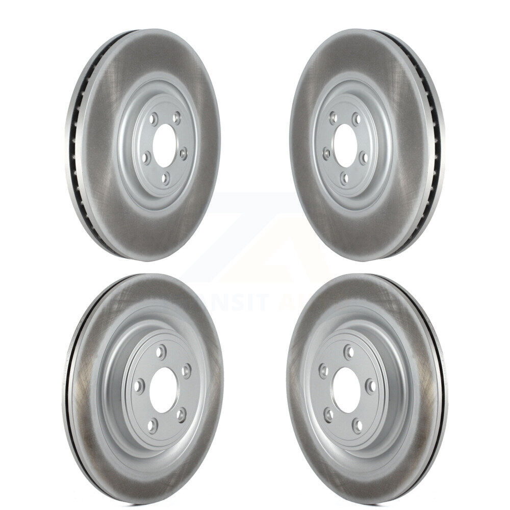 Coat Brake Rotor Front Rear Kit For 10 Jaguar XF With 380mm Diameter