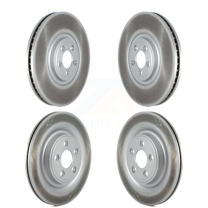Coat Brake Rotor Front Rear Kit For 10 Jaguar XF With 380mm Diameter