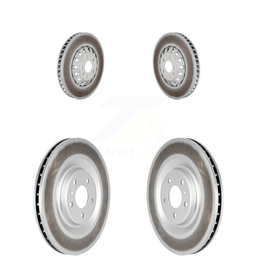 Coated Disc Brake Rotors Front Rear Kit For Audi Q8 e-tron Quattro Sportback A8