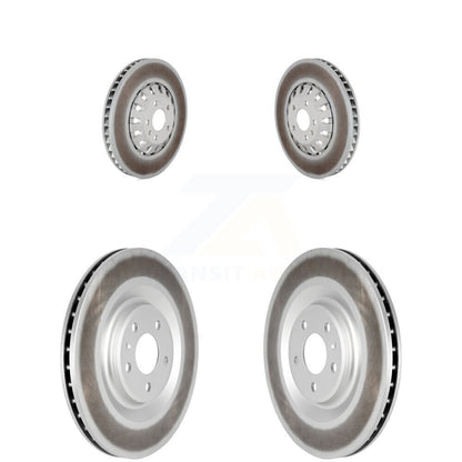 Coated Disc Brake Rotors Front Rear Kit For Audi Q8 e-tron Quattro Sportback A8
