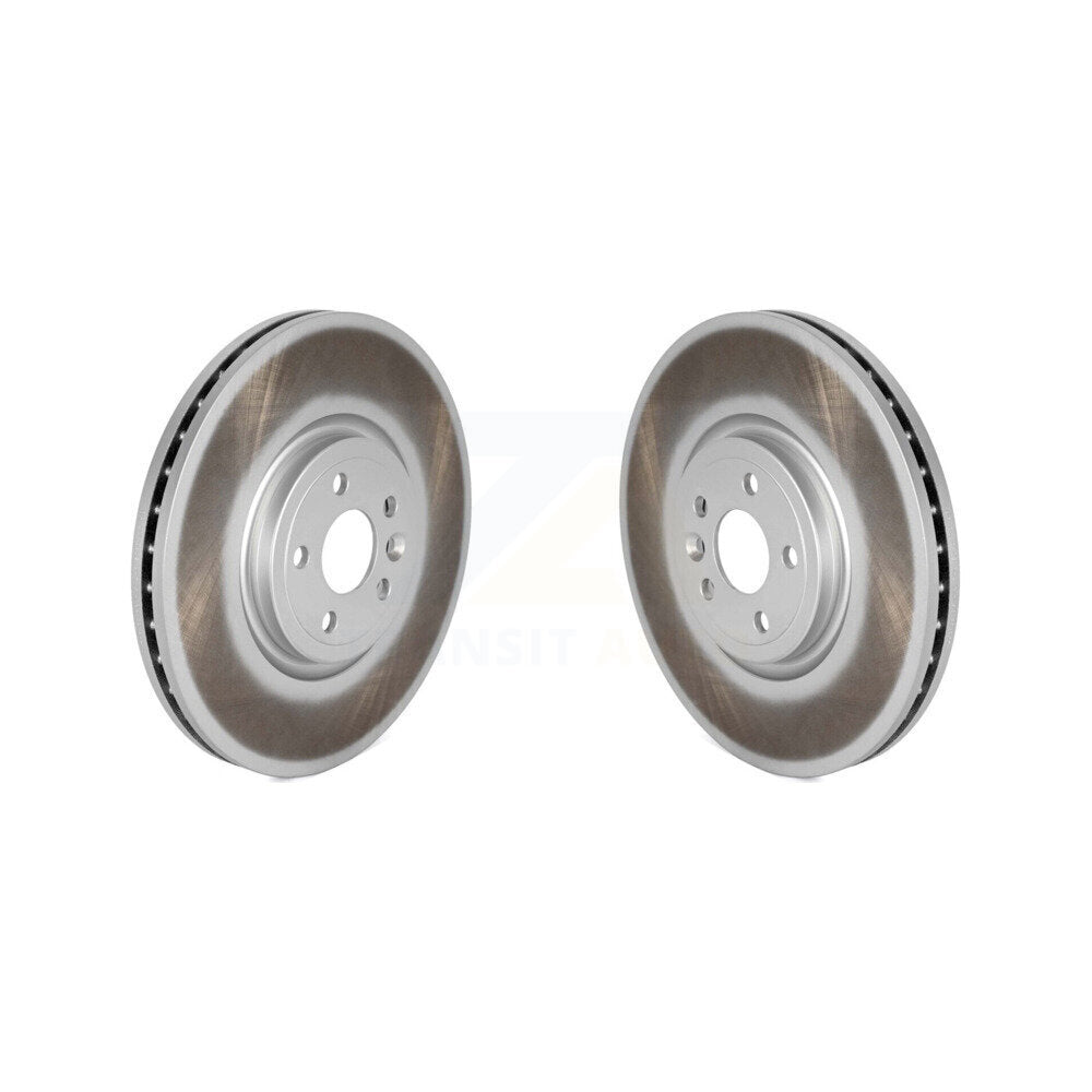 Coat Disc Brake Rotor Front Pair For Jaguar F-Pace Land Rover Range Velar I-Pace
