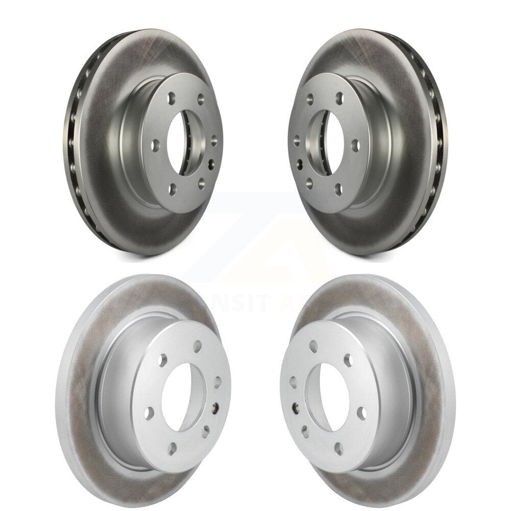 Coated Disc Brake Rotor Front Rear Kit For Mercedes-Benz Sprinter 2500 3500 1500