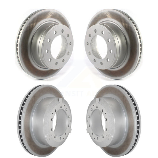 Coat Brake Rotor Front Rear Kit For Ram Dodge Sterling Truck 4500 5500 Bullet 45
