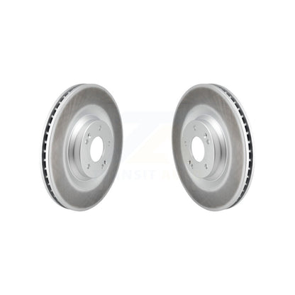 Coated Disc Brake Rotors Front Pair For Hyundai Veloster N
