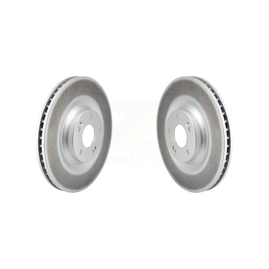 Coated Disc Brake Rotors Front Pair For Hyundai Veloster N