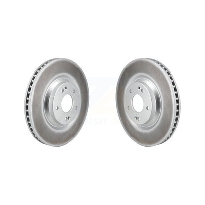 Coated Disc Brake Rotors Front Pair For Hyundai Veloster N