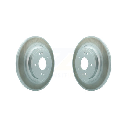 Coated Disc Brake Rotors Rear Pair For Hyundai Santa Fe Kia Sorento GAS engine