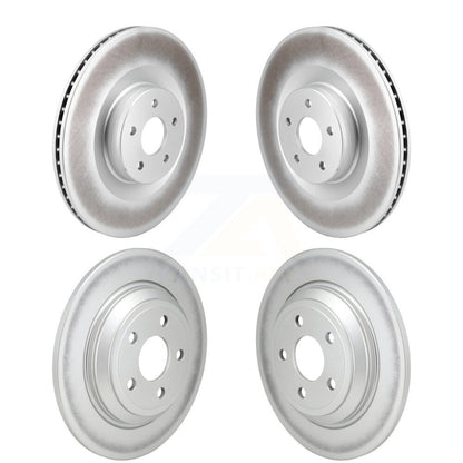 Coated Disc Brake Rotors Front Rear Kit For 2016-2018 Ford Focus RS