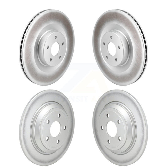 Coated Disc Brake Rotors Front Rear Kit For 2016-2018 Ford Focus RS