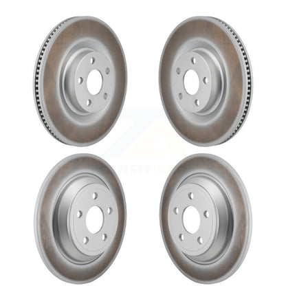 Coated Disc Brake Rotors Front Rear Kit For 2022-2023 Ford Maverick