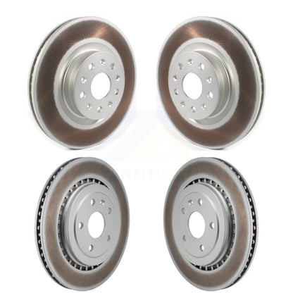 Coated Disc Brake Rotors Front Rear Kit For Chevrolet Camaro