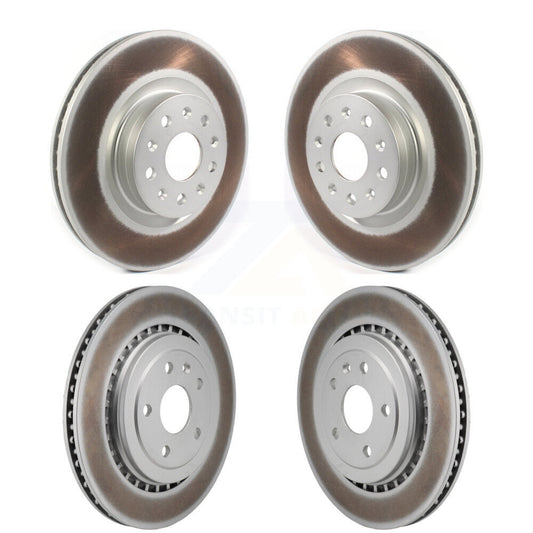Coated Disc Brake Rotors Front Rear Kit For Chevrolet Camaro