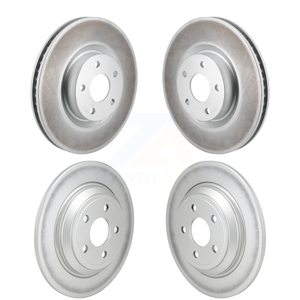 Coated Brake Rotors Front Rear Kit For Ford Escape Bronco Sport Lincoln Corsair