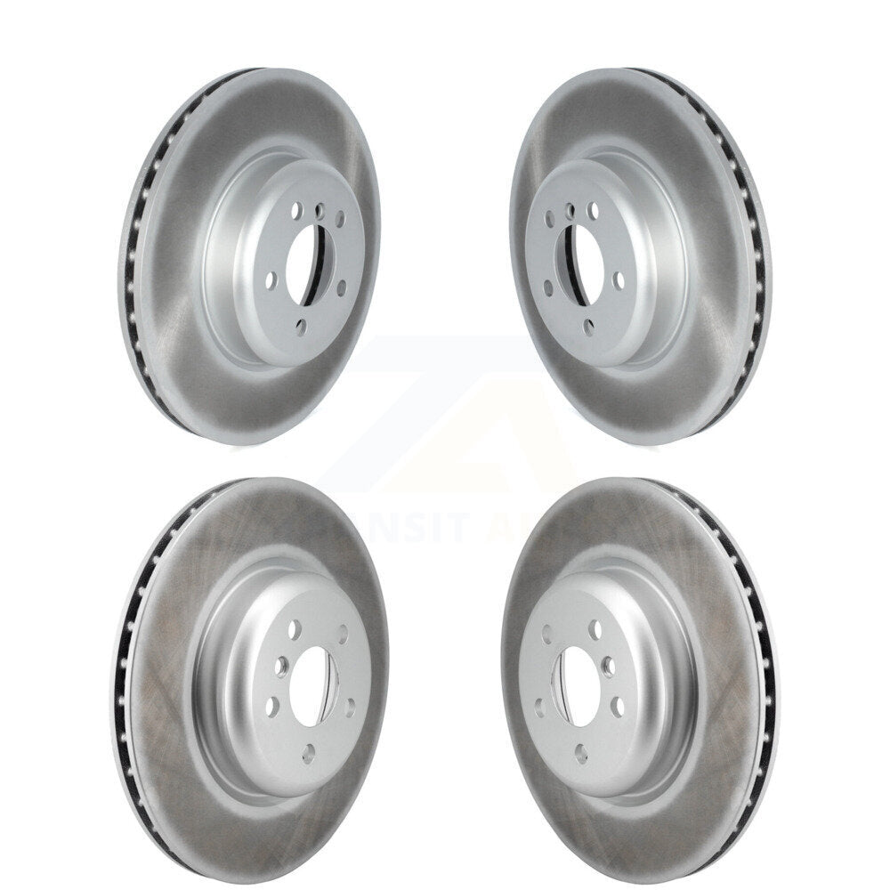 Coated Disc Brake Rotors Front Rear Kit For BMW 330i