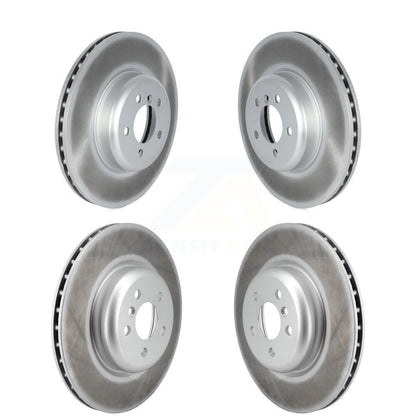 Coated Disc Brake Rotors Front Rear Kit For BMW 330i