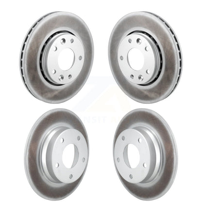 Coated Disc Brake Rotors Front Rear Kit For 2020-2023 Nissan Sentra