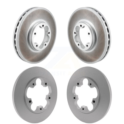 Coated Brake Rotors Front Rear Kit For Ford Transit-250 Transit-350 Transit-150