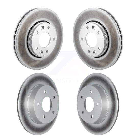 Coated Disc Brake Rotors Front Rear Kit For 2021-2023 Nissan Kicks SV SR