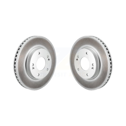 Coated Disc Brake Rotors Front Pair For Hyundai Elantra